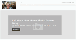 Desktop Screenshot of hankshistoryhour.com